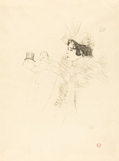 Miss May Belfort in der Irish and American Bar, rue Royale von Henri de Toulouse Lautrec