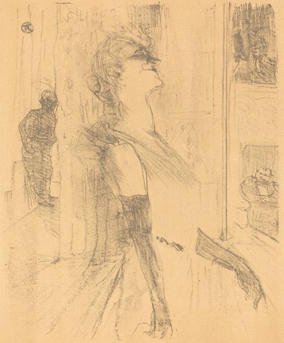 Auf der Bühne von Henri de Toulouse Lautrec