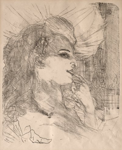 Porträts von Schauspielern und Schauspielerinnen: Dreizehn Lithografien: Anna Held, 1898 von Henri de Toulouse Lautrec