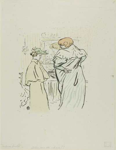 Also, Sie sind erfahren? von Henri de Toulouse Lautrec