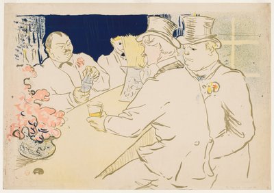 Die irische und amerikanische Bar, Rue Royale von Henri de Toulouse Lautrec