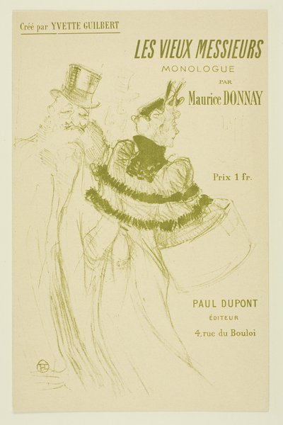 Die alten Herren von Henri de Toulouse Lautrec