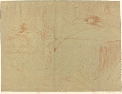 Frau auf dem Rücken von Henri de Toulouse Lautrec