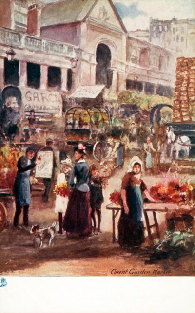 Altes London: Covent Garden Market von Henrie Pitcher