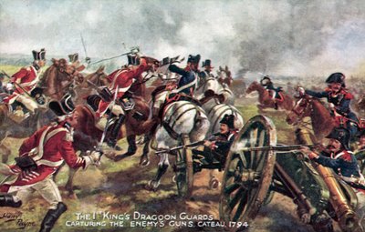 The Kings Dragoon Guards, Cateau, 25. April 1794 von Henry A. Payne