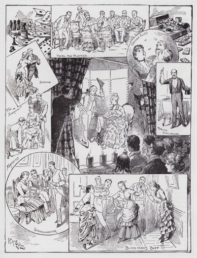 Unterhaltung im Haus von Henry Alexander (after) Ogden