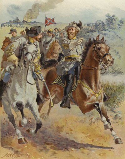 General J. E. B. Stuarts Überfall auf McClellan, Juni 1862 von Henry Alexander Ogden