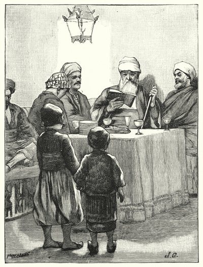 Ein modernes jüdisches Passahfest von Henry Andrew Harper