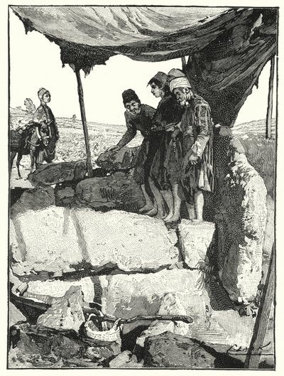 Eine Weinpresse im Libanon von Henry Andrew Harper
