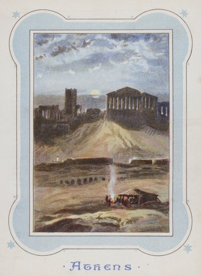Athen (Chromolithographie) von Henry Andrew Harper
