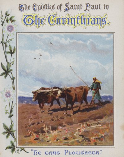 Der Pflügende (Chromolithografie) von Henry Andrew Harper