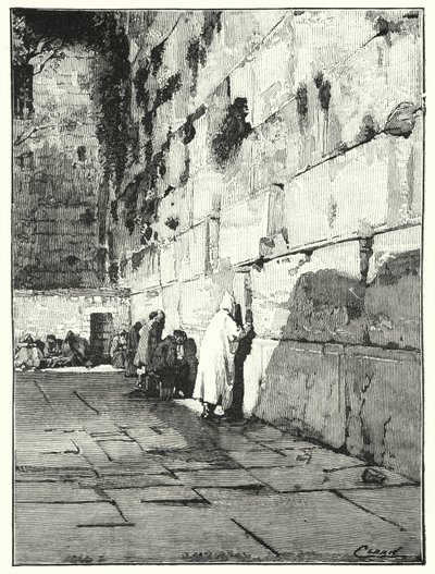 Klagemauer der Juden, Jerusalem von Henry Andrew Harper