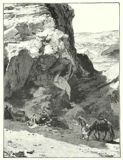 Schatten eines großen Felsens, nahe War Sabo von Henry Andrew Harper
