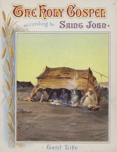 Zeltleben (Chromolithografie) von Henry Andrew Harper