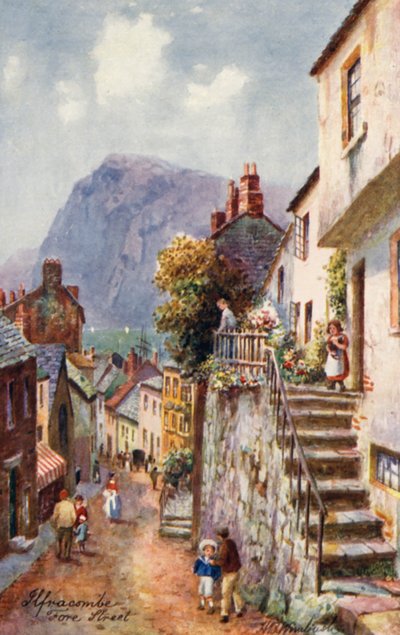 Fore Street, Ilfracombe von Henry B. (after) Wimbush