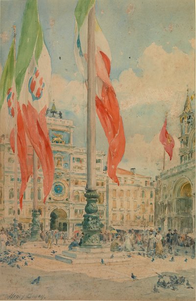 Piazza San Marco von Henry Bacon