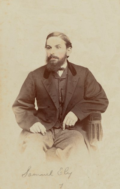 Carte-de-visite Porträt von Samuel Ely, 1862-1869 von Henry C. Phillips