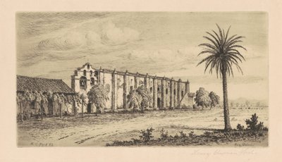 Mission San Gabriel Arcángel von Henry Chapman Ford