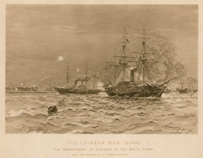 Bombardierung von Sveaborg durch die britische Ostseeflotte, Krimkrieg von Henry Charles Seppings Wright