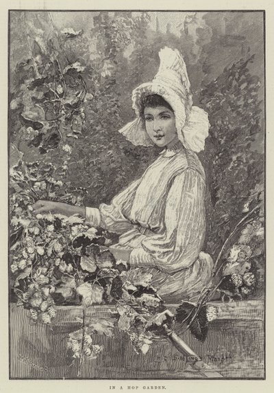 In einem Hopfengarten von Henry Charles Seppings Wright