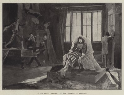 Szene aus Trilby, im Haymarket Theatre von Henry Charles Seppings Wright