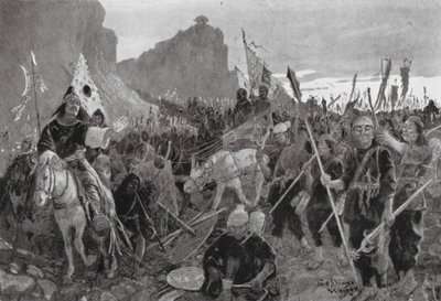 Soldaten mit "Bits" im Mund von Henry Charles Seppings Wright
