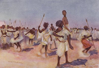Der Borana Bororansi Tanz, Somaliland von Henry Charles Seppings Wright