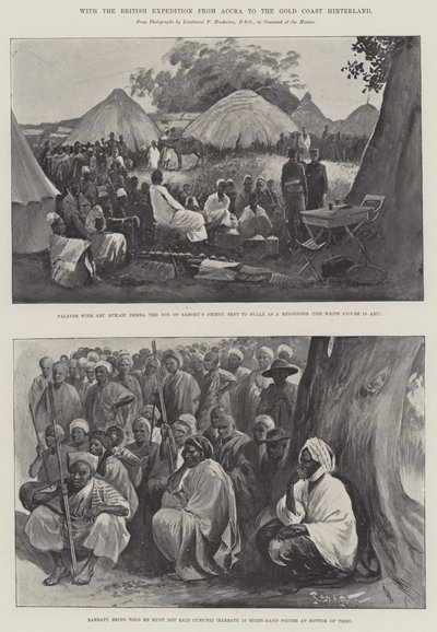 Mit der britischen Expedition von Accra ins Hinterland der Goldküste von Henry Charles Seppings Wright