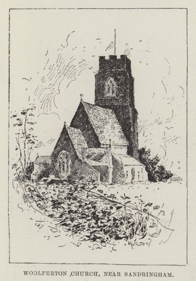 Woolferton Kirche, nahe Sandringham von Henry Charles Seppings Wright
