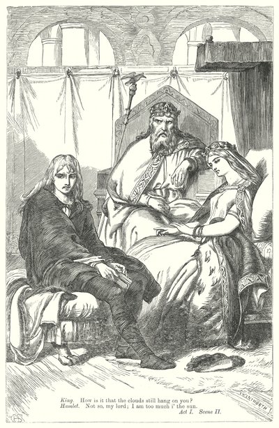 Hamlet von Henry Courtney (after) Selous
