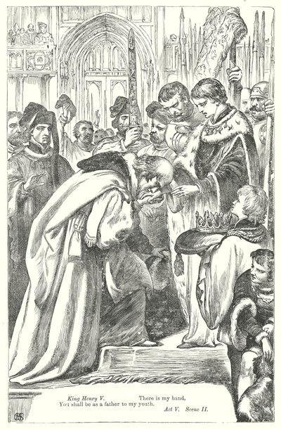 König Heinrich IV. Teil II (Gravur) von Henry Courtney (after) Selous