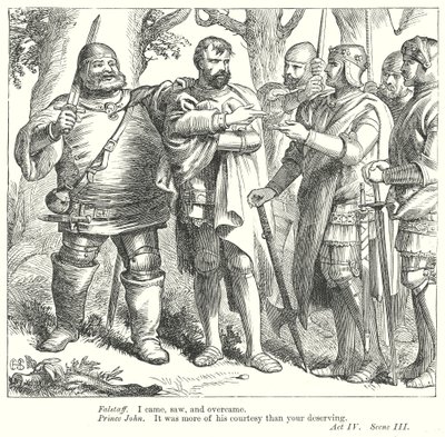 König Heinrich IV Teil II (Gravur) von Henry Courtney (after) Selous