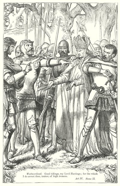 König Heinrich IV. Teil II (Gravur) von Henry Courtney (after) Selous
