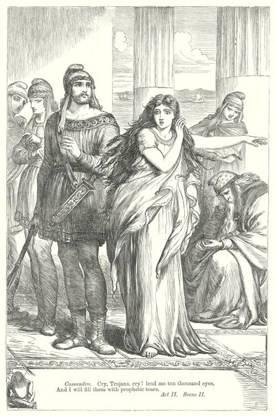 Troilus und Cressida von Henry Courtney (after) Selous