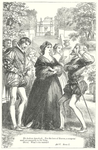 Was ihr wollt (Gravur) von Henry Courtney (after) Selous