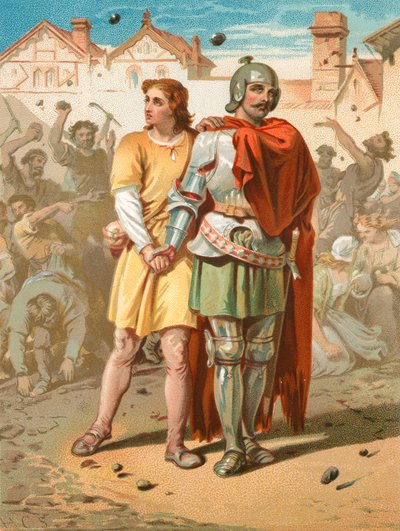 Christ und Gläubiger auf dem Jahrmarkt der Eitelkeit von Henry Courtney Selous