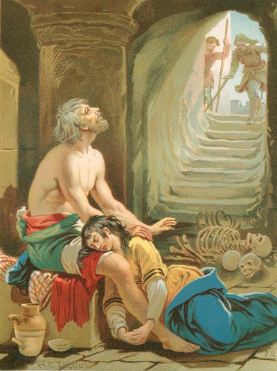 Verzweiflung und seine Tochter im Zweifelsschloss von Henry Courtney Selous