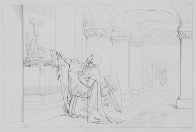 Episode aus dem Leben von Robert Bruce, nach Sir Walter Scott von Henry Courtney after Selous