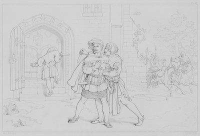 Episode aus dem Leben von Robert Bruce, nach Sir Walter Scott von Henry Courtney after Selous