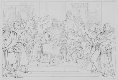 Episode aus dem Leben von Robert Bruce, nach Sir Walter Scott von Henry Courtney after Selous