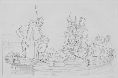 Episode aus dem Leben von Robert Bruce, nach Sir Walter Scott von Henry Courtney after Selous