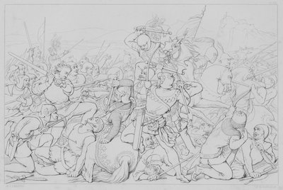 Episode aus dem Leben von Robert Bruce, nach Sir Walter Scott von Henry Courtney after Selous