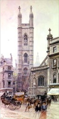 St. Mary Aldermary, Queen Victoria Street von Henry Edward Tidmarsh