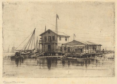 Am Bach, Long Island von Henry Farrer