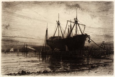 Sonnenuntergang, Gowanus Bay von Henry Farrer