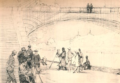 Die erste Pariser Straße war ihr Fluss, 1927 von Henry Franks Waring