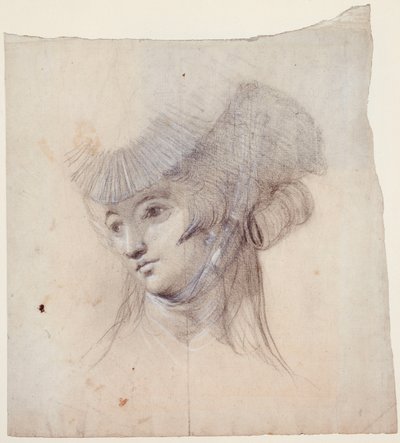 Porträtstudie einer Frau, vermutlich Mrs. Fuseli von Johann Heinrich Füssli