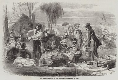Das Weihnachts-Picknick bei den Grabungen von Henry George Hine