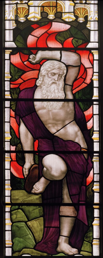 Evesham, All Saints, James Powell & Sons, Henry Holiday, Moses von Henry Holiday