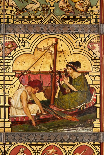 Sappho und Phaon (Detail) von Henry Holiday